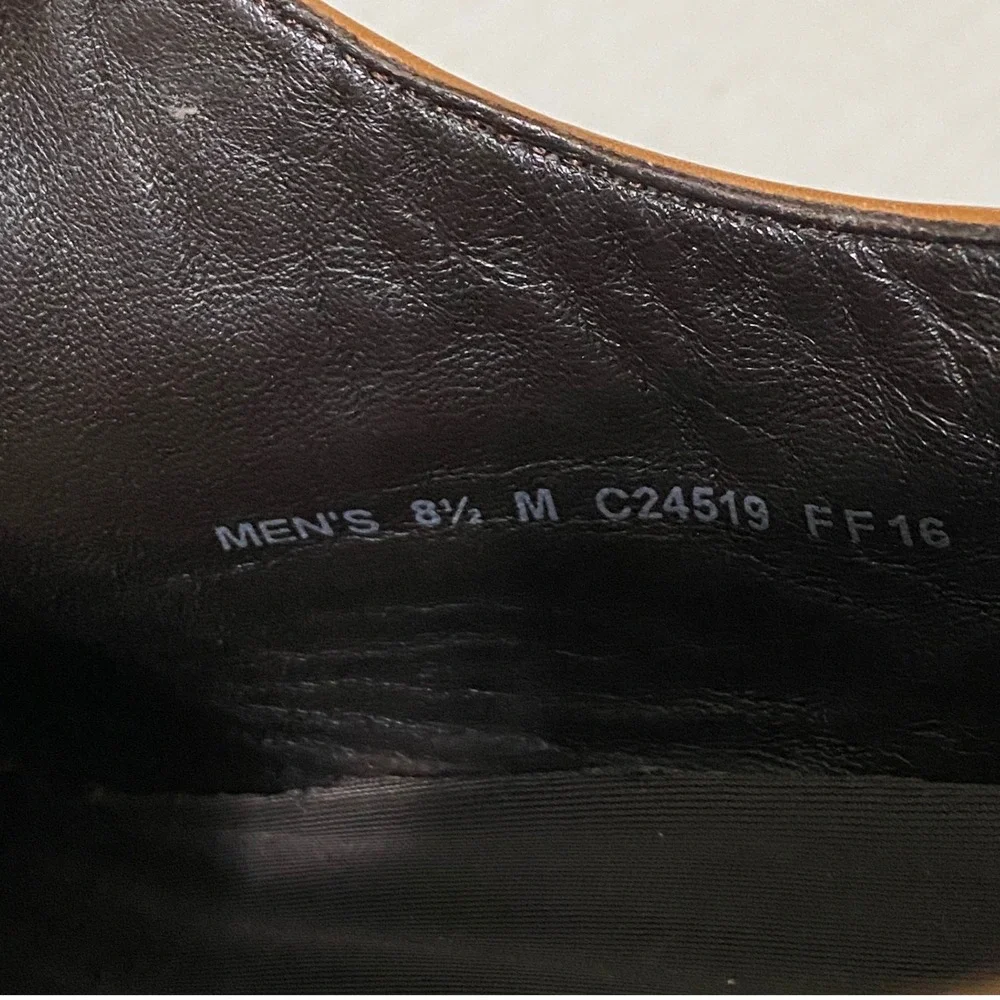 Cole Haan Mens Grand OS Cap Toe Leather Oxford British Tan Academia Career 8.5 M